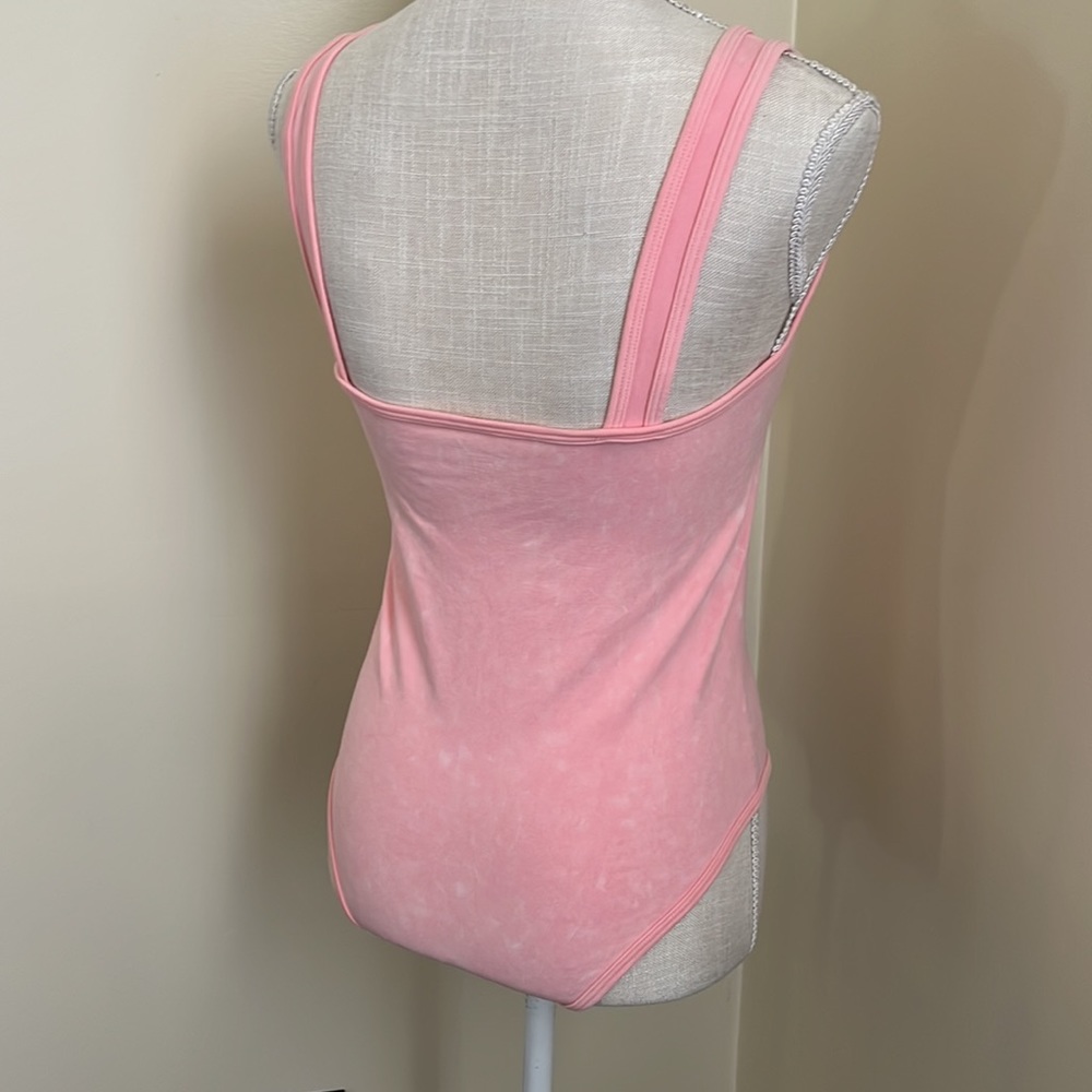 Free People Seamless Tank Bodysuit In Washed Pink - Picture 10 of 12